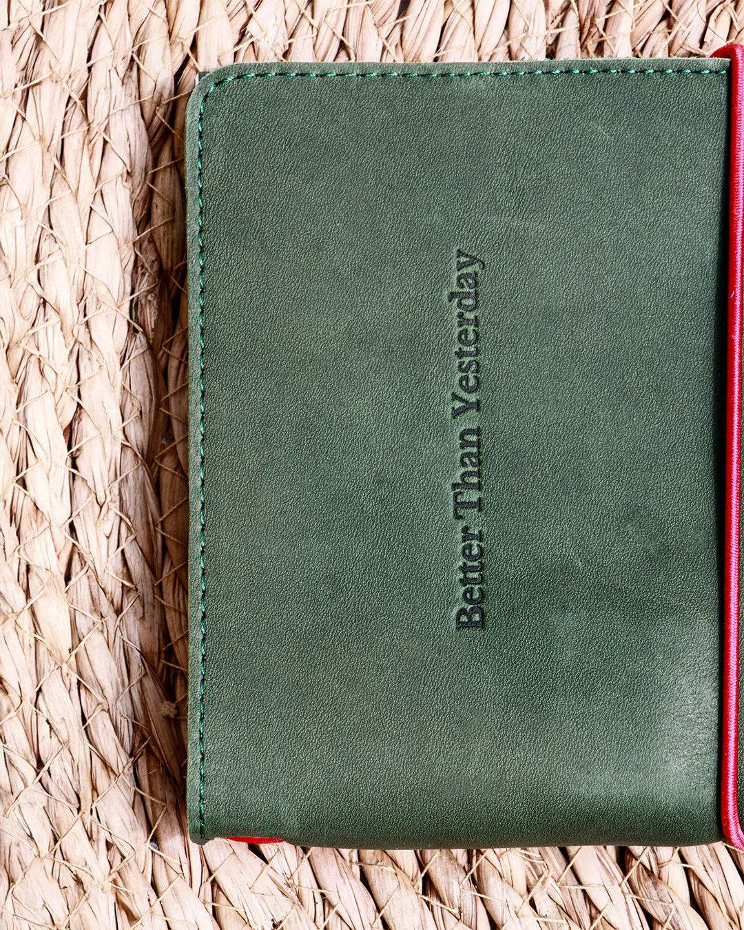 The Story Teller "Better Than Yesterday" Leather Journal