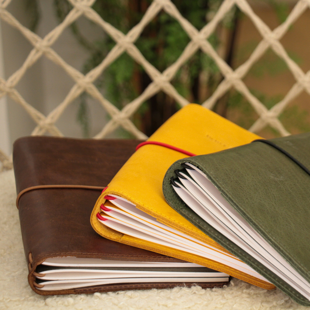 The Story Teller "Better Than Yesterday" Leather Journal