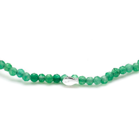 Fishing for Luck - Emerald Bracelet