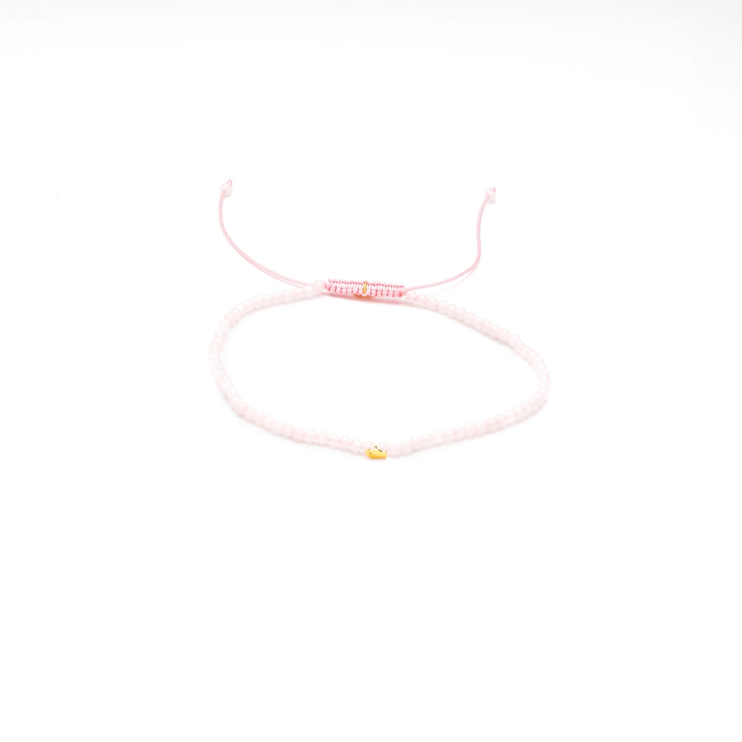 Fishing for Harmony - Rose Quartz Bracelet