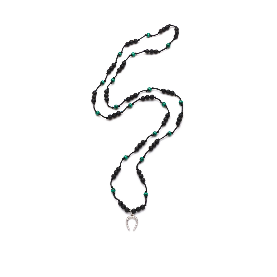 Harmony and Transformation Beaded Necklace for Men