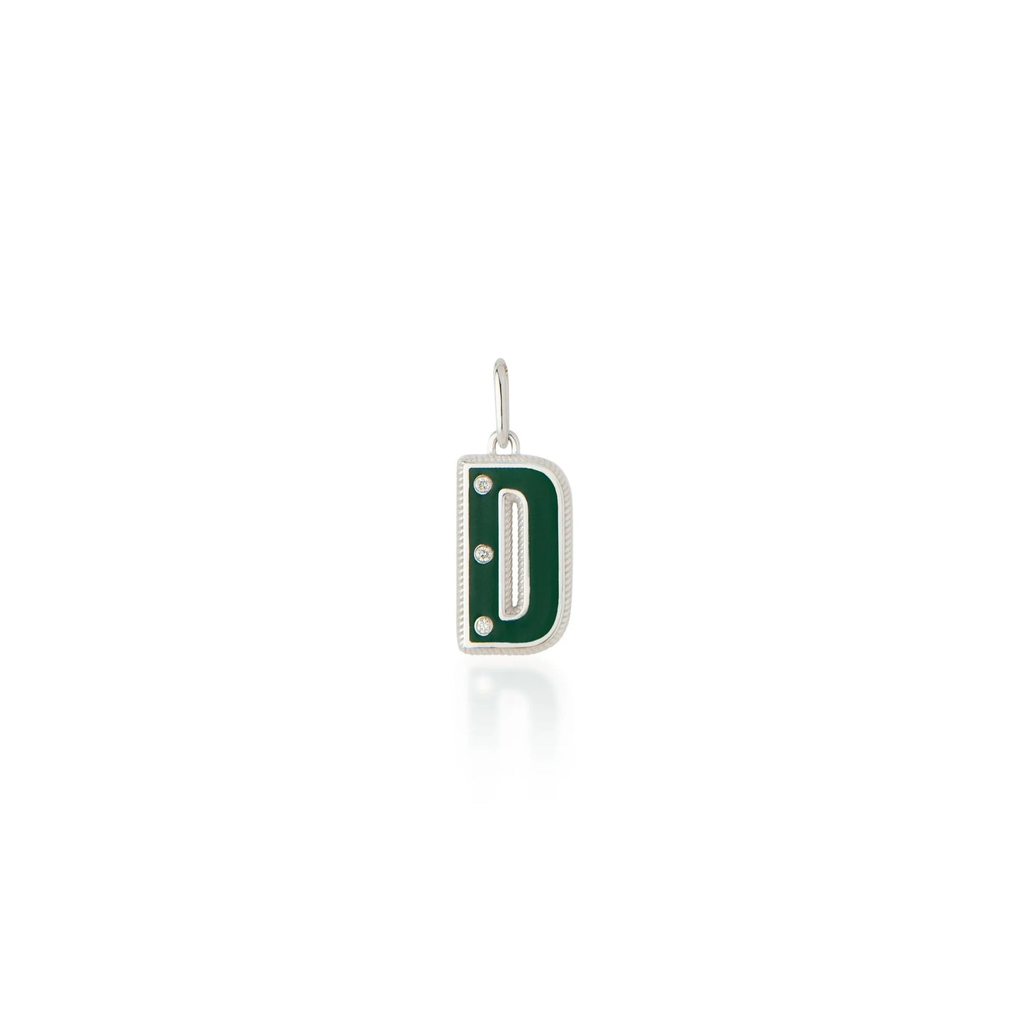 Initial Charm "D" Pendant