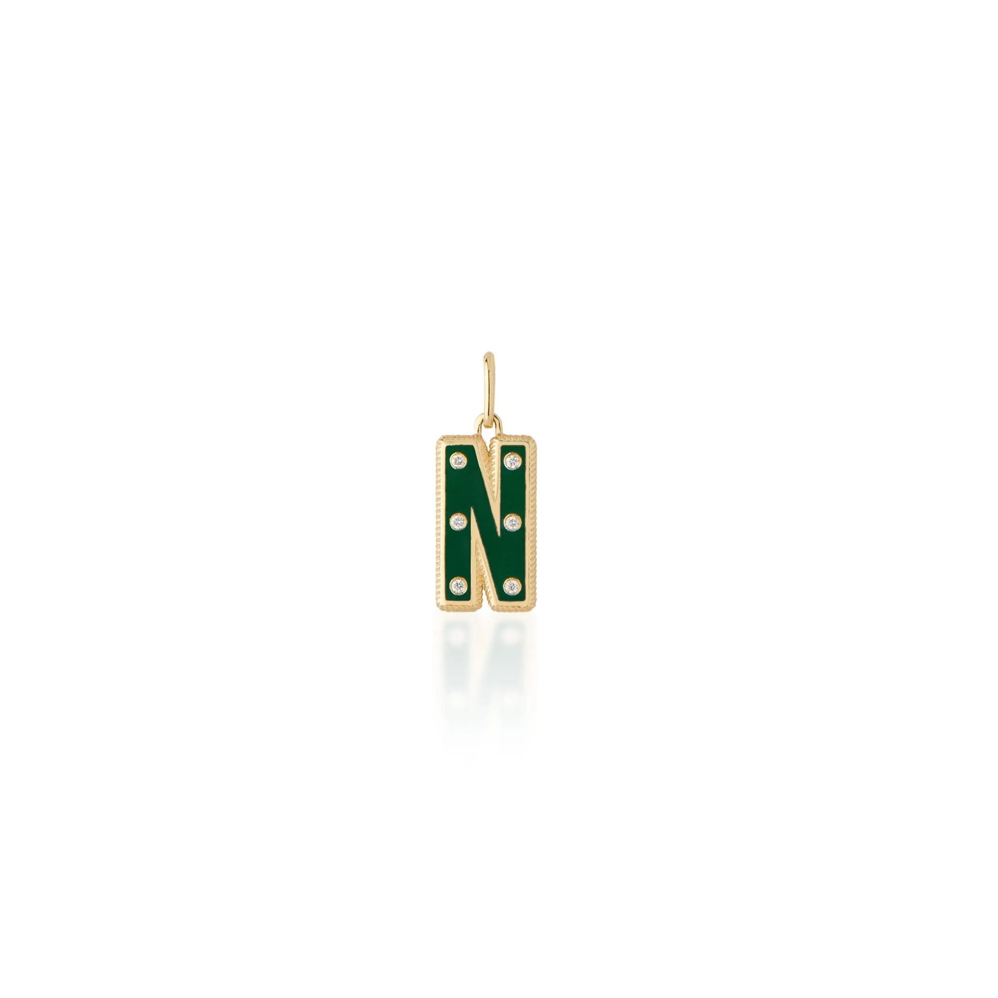 Initial Charm "N" Pendant