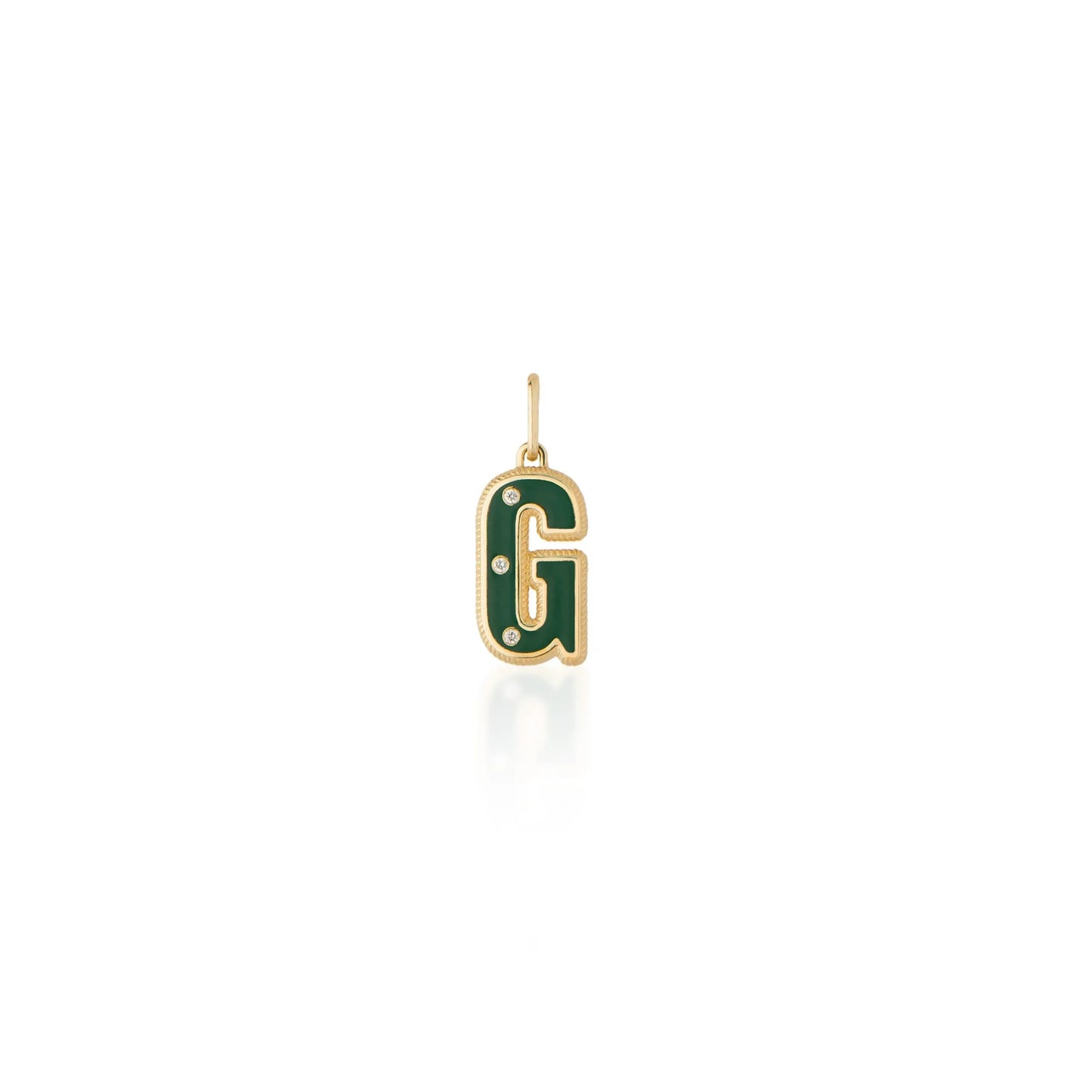 Initial Charm "G" Pendant