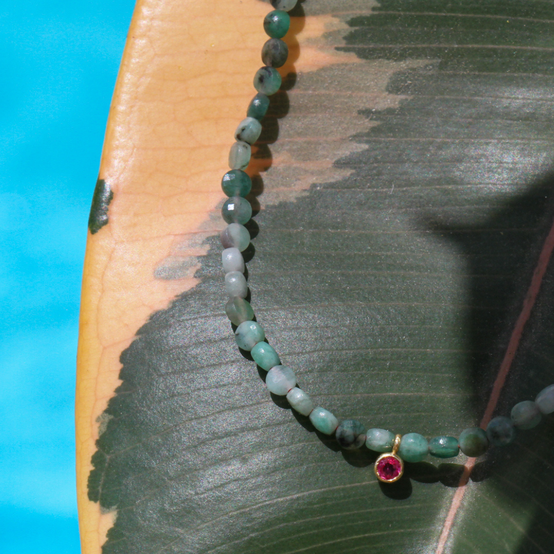 Hidden Bloom Beaded Necklace