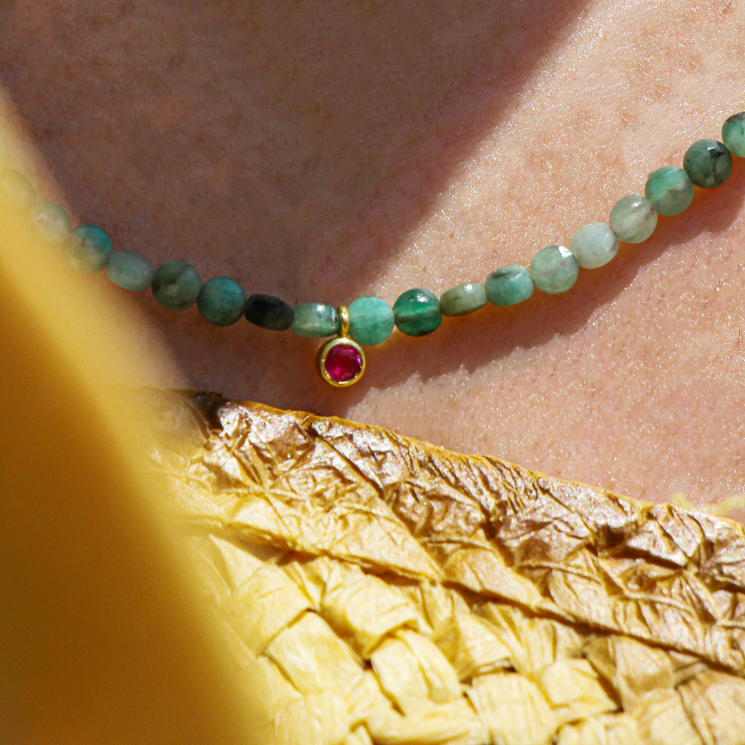 Hidden Bloom Beaded Necklace