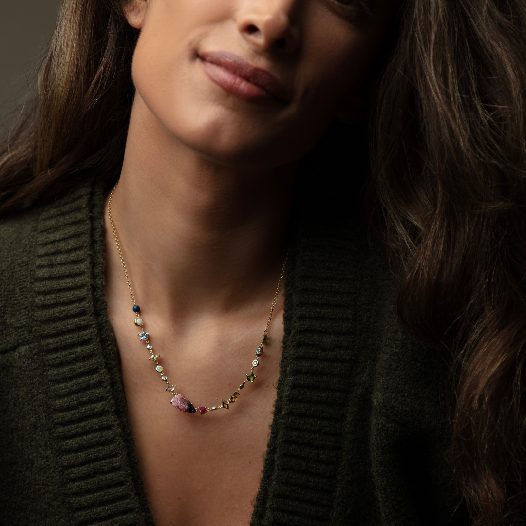 Fishing for a Year to Remember Necklace