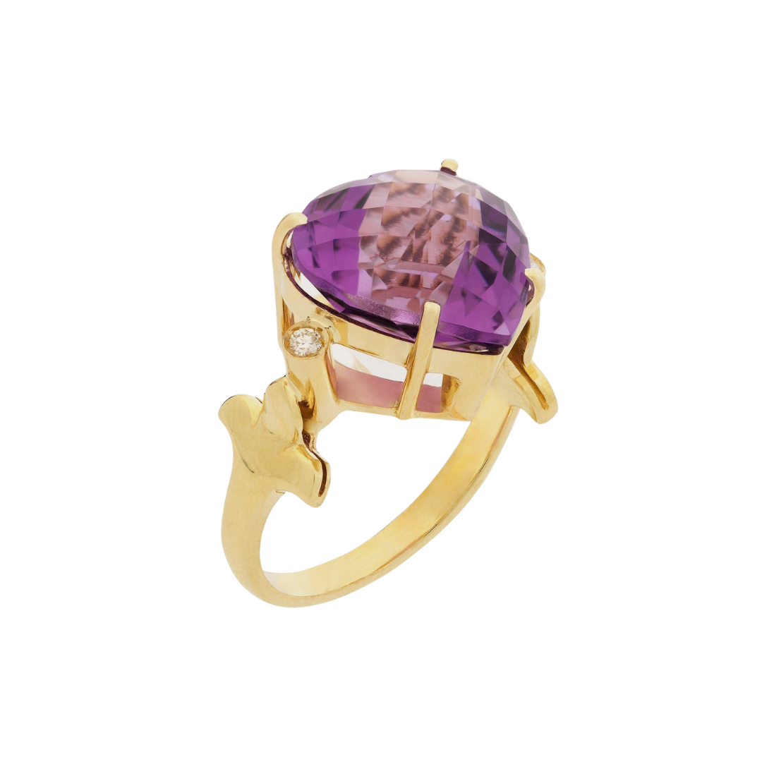 Fleur De Lys Love Ring