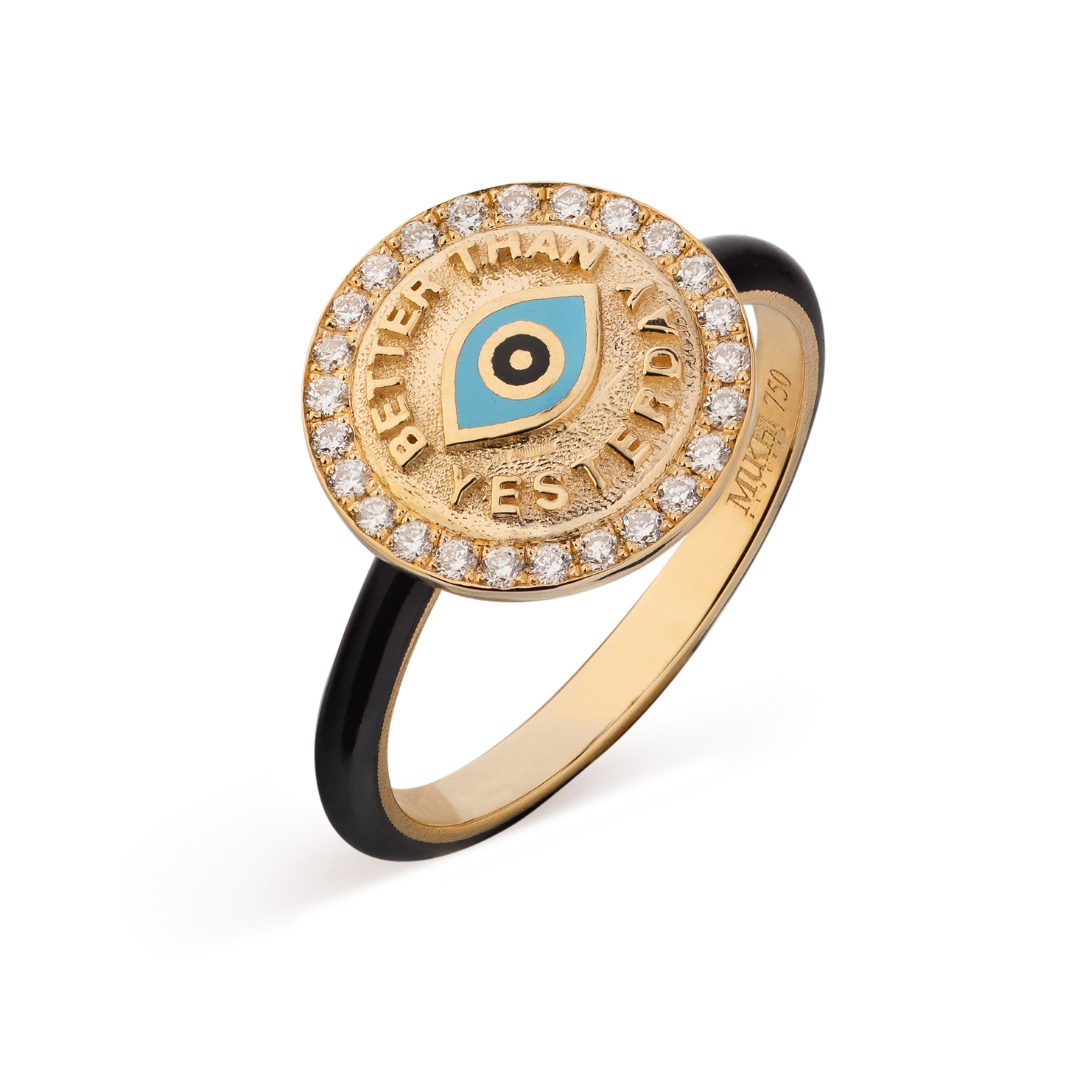 Better Than Yesterday Ring - Black