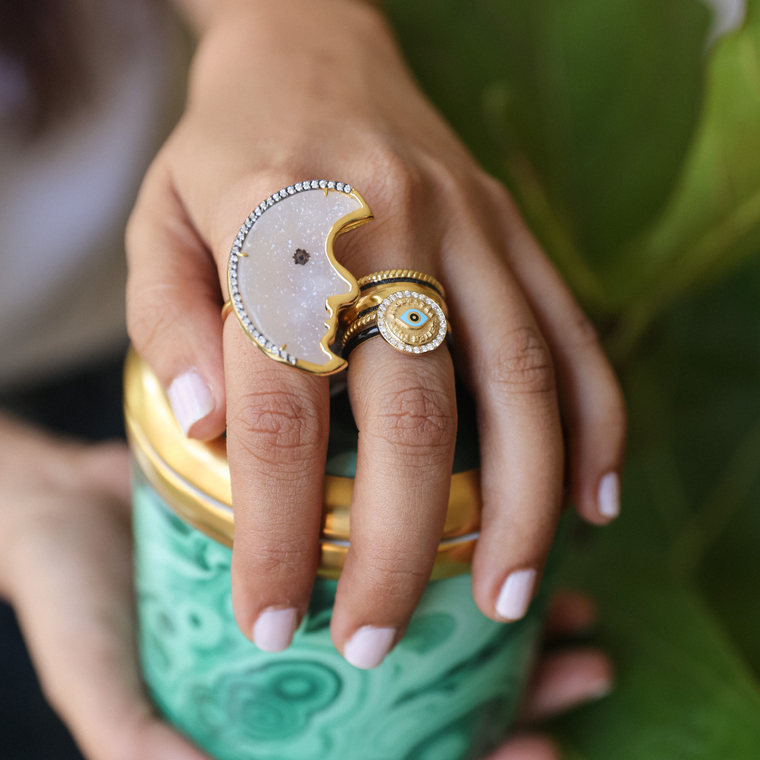 Better Than Yesterday Ring - Black