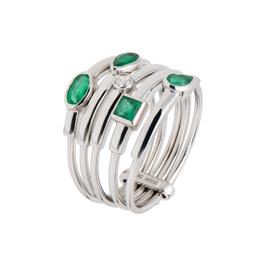 Binding Love Emerald Ring