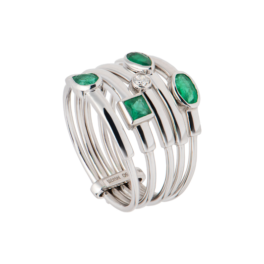Binding Love Emerald Ring