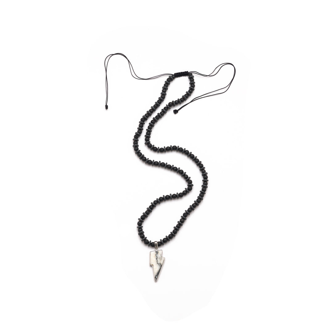 Men's Elemental Force Necklace in White