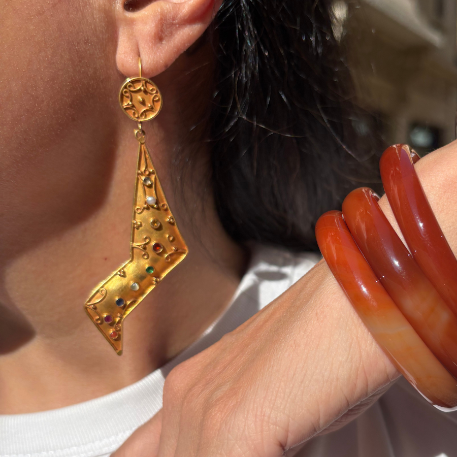 Navratna Vintage Earrings