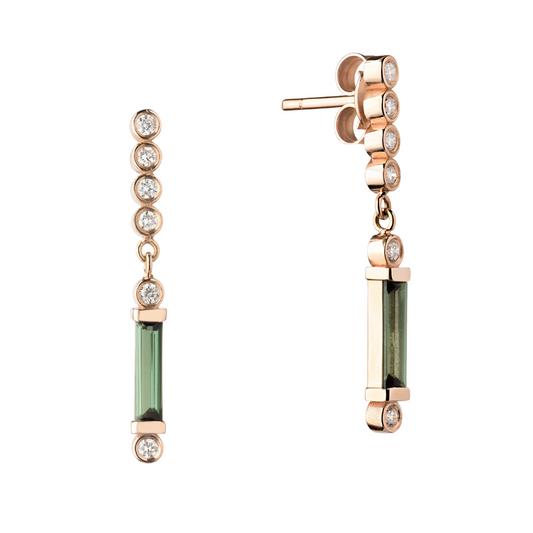 Forest Flare Diamond Solo Earring