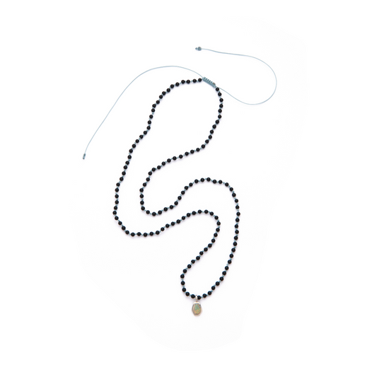 Hexagon of Serenity Beaded Necklace