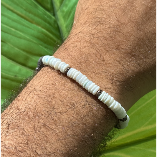 Seaside Tranquility Beaded Bracelet for Men