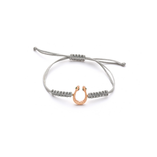 Harmony Guard Serpentine Gold Bracelet - Grey