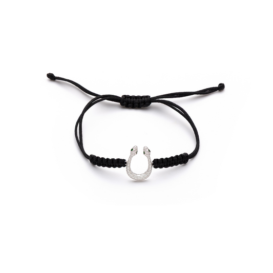 Harmony Guard Serpentine Gold Bracelet - Black