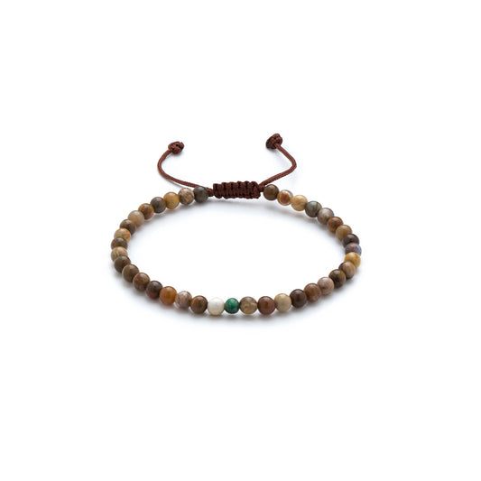 You Mean the World to Me Beaded Bracelet
