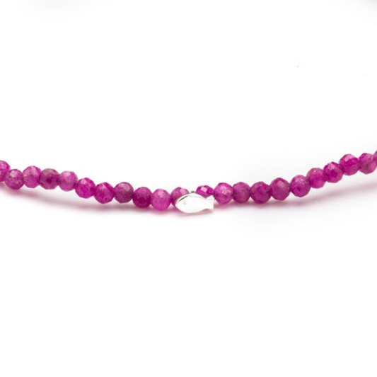 Fishing for Love - Ruby Bracelet