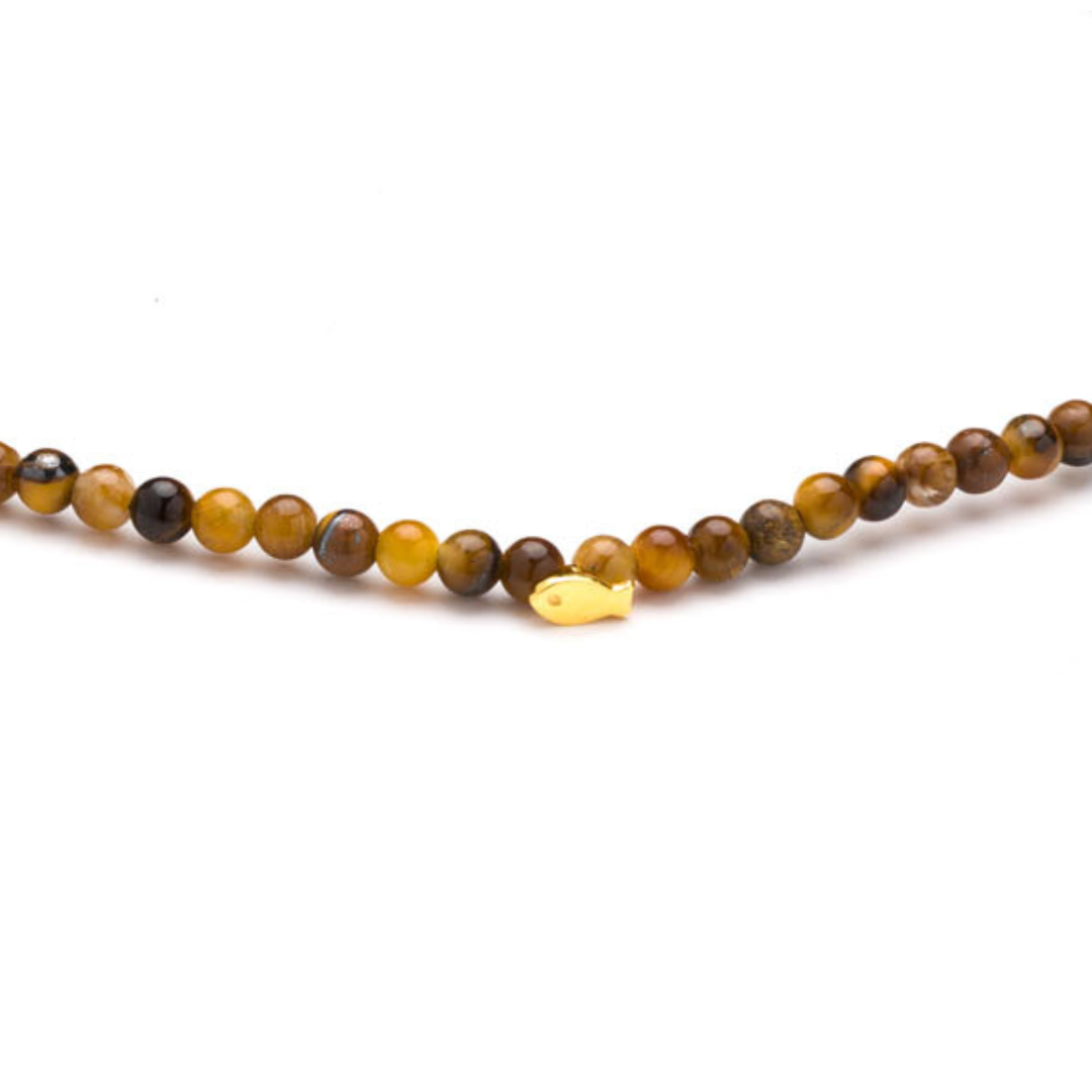 Fishing for Courage - Tiger Eye Bracelet