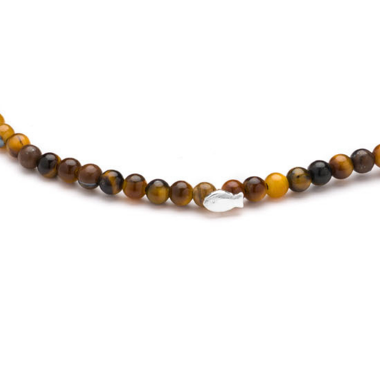 Fishing for Courage - Tiger Eye Bracelet