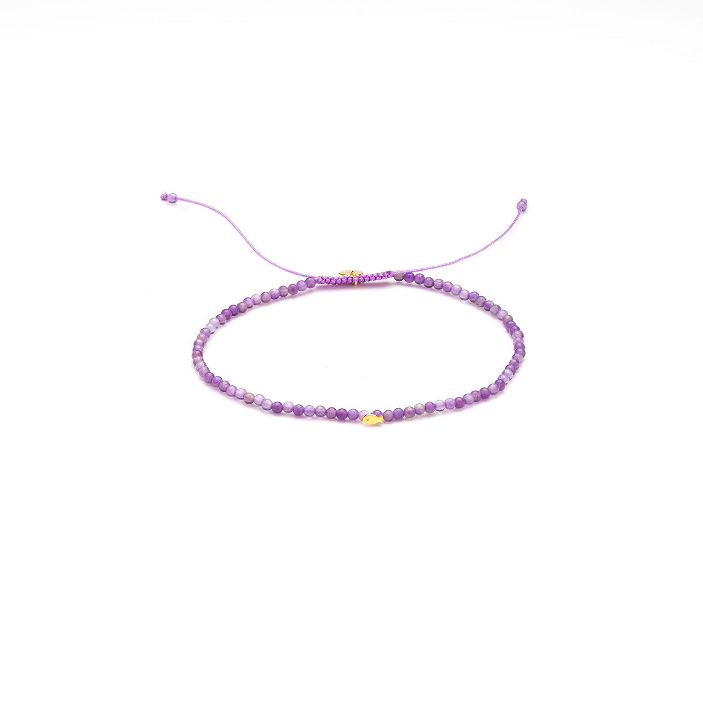 Fishing for Peace - Amethyst Bracelet