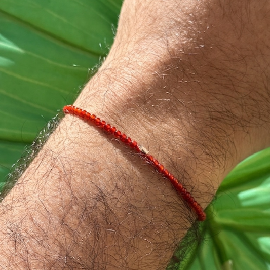 Fishing for Energy - Carnelian Bracelet