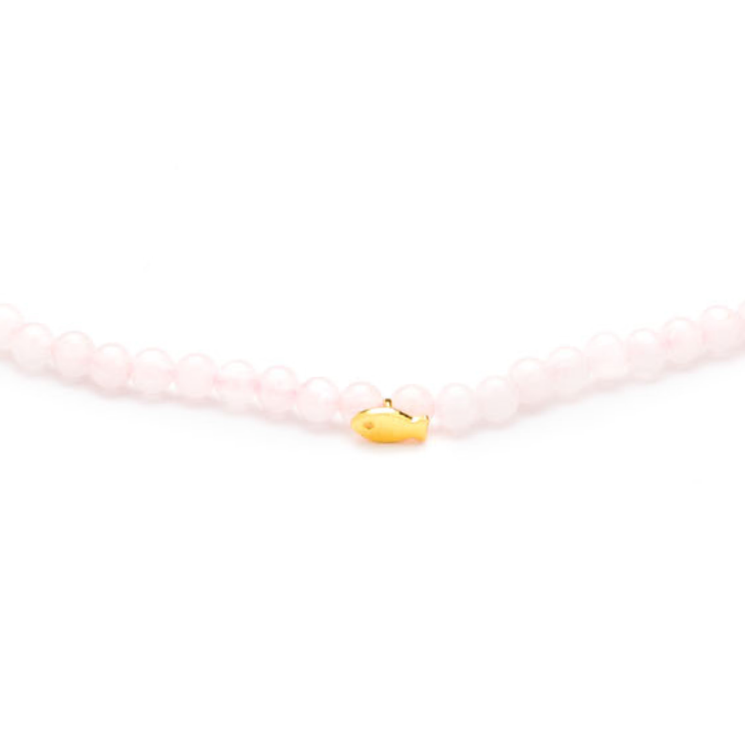 Fishing for Harmony - Rose Quartz Bracelet