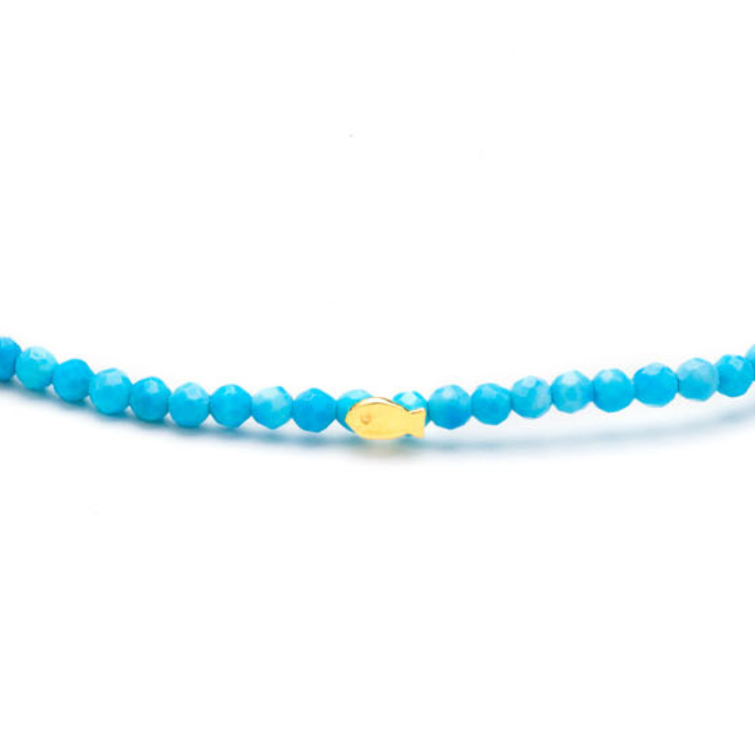 Fishing for Fortune - Turquoise Bracelet