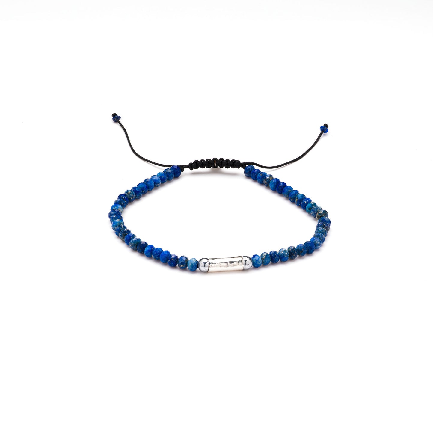 He's Fishing for Power Beaded Lapis Bracelet