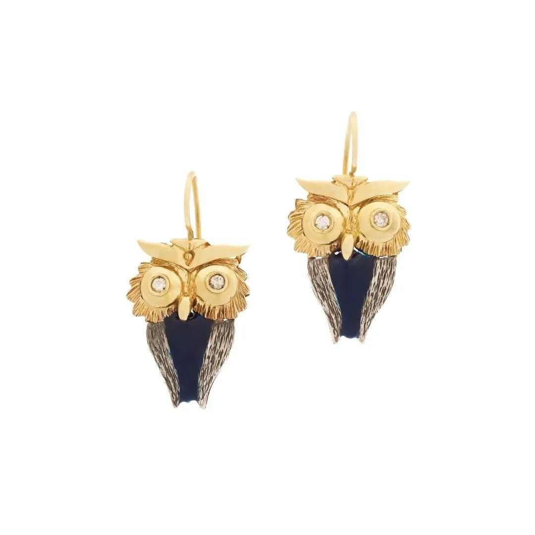 The Wise Owl Earrings