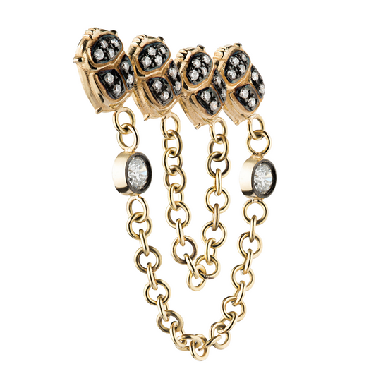 A Quartet of Scarabs Solo Earring
