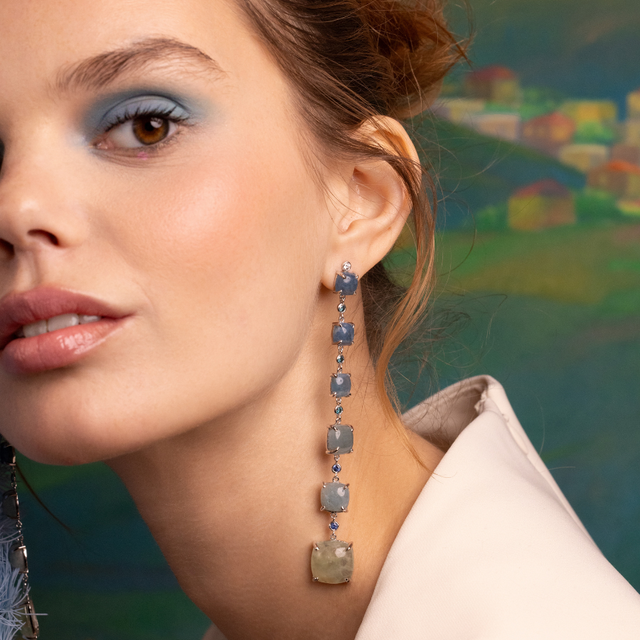 Morning Dew Shoulder Duster Earrings