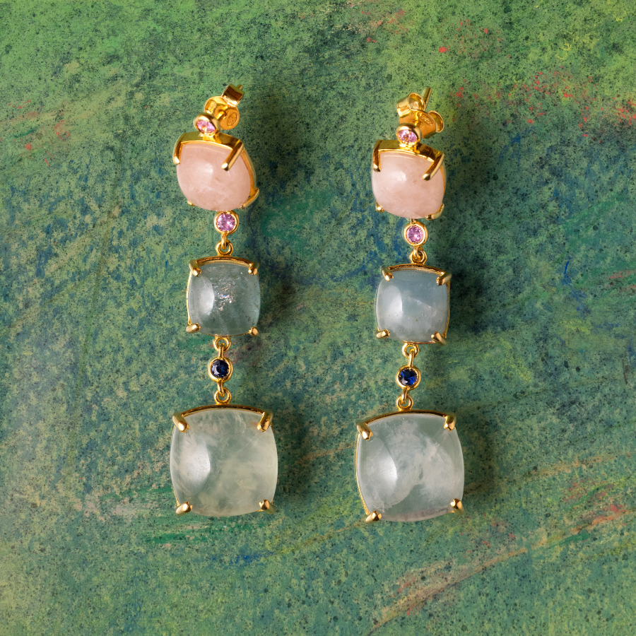 Pastel Sky Medium Earrings