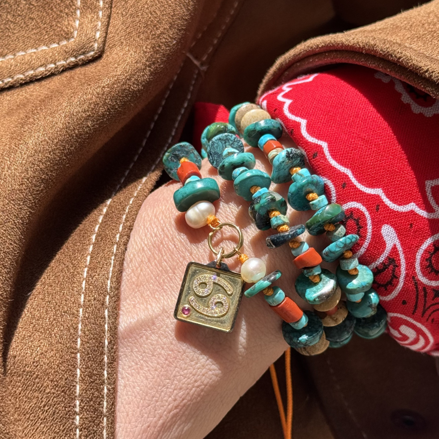 Beaded Intuition Cancer Necklace