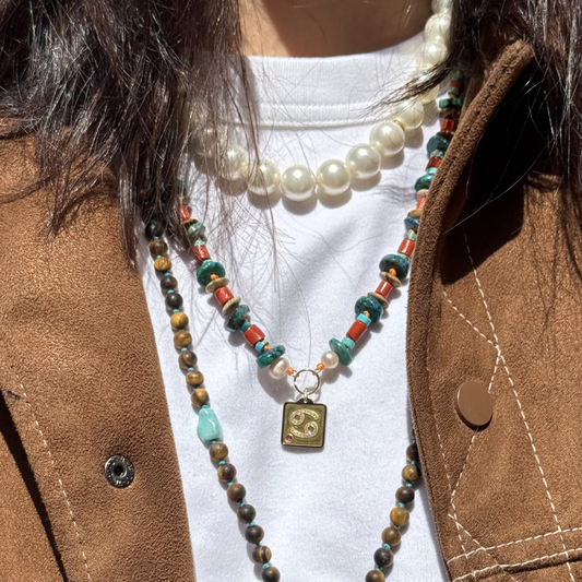 Beaded Intuition Cancer Necklace