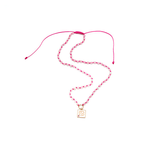 Beaded Sweet Treat Cancer Necklace