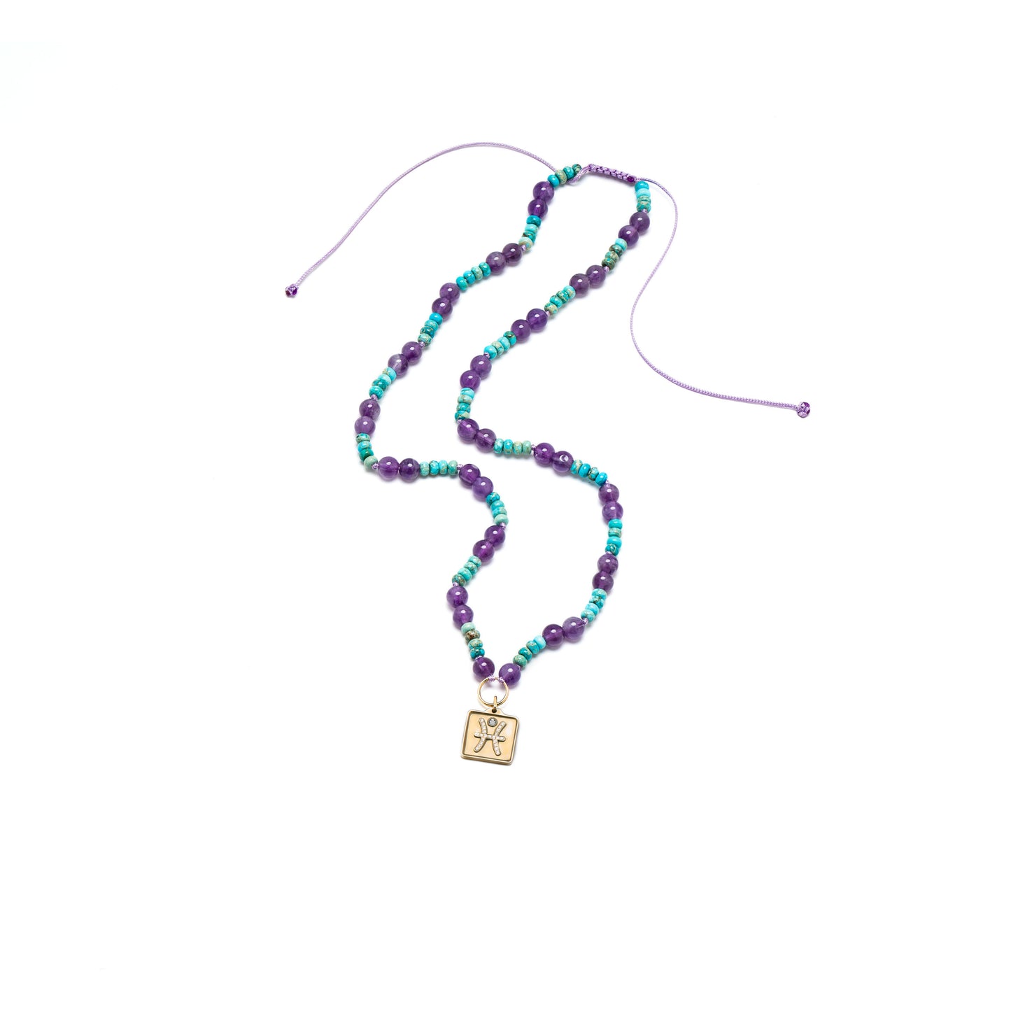 Beaded Protection Pisces Necklace