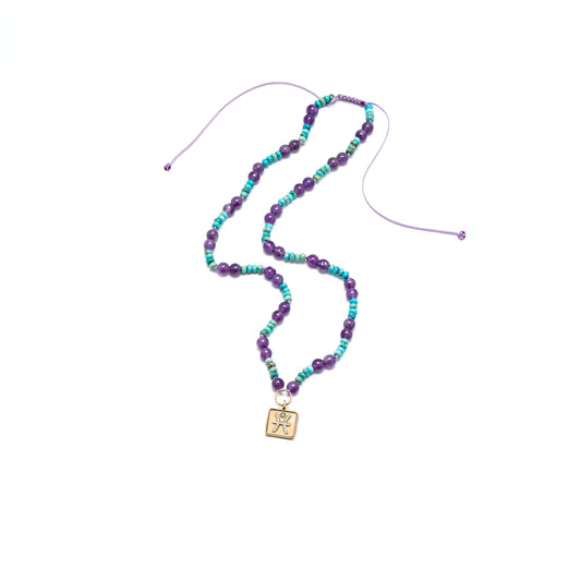 Beaded Protection Pisces Necklace