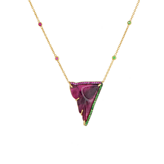 Watermelon Tourmaline Necklace