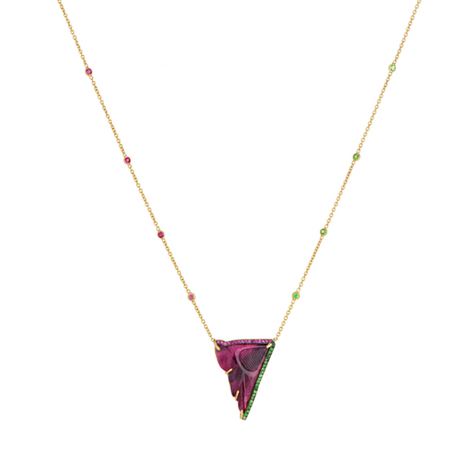 Watermelon Tourmaline Necklace