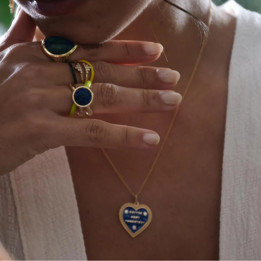 Better Than Yesterday Necklace - Indigo