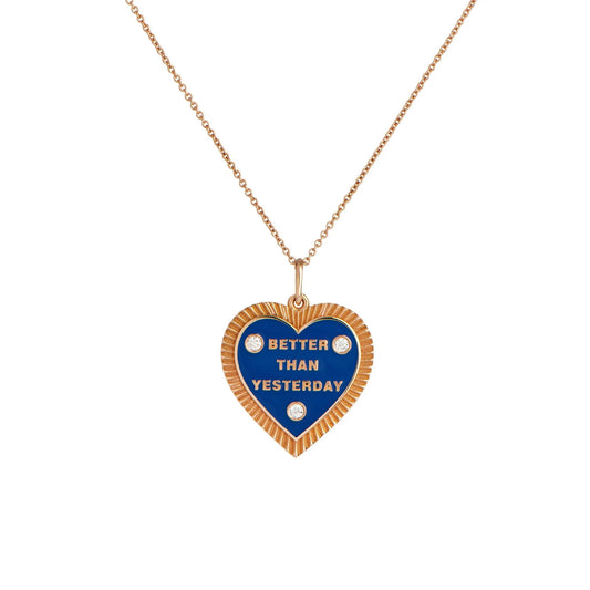 Better Than Yesterday Necklace - Indigo