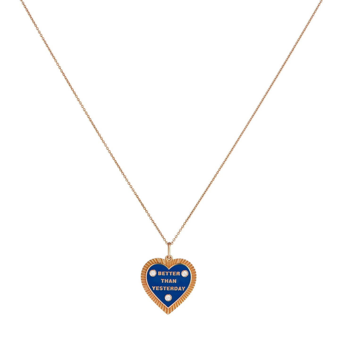 Better Than Yesterday Necklace - Indigo