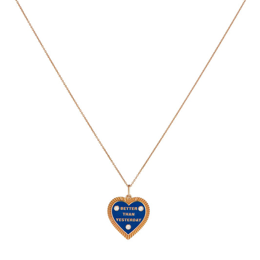 Better Than Yesterday Necklace - Indigo