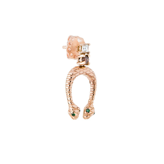 Harmony Guard Serpentine Diamond Earring