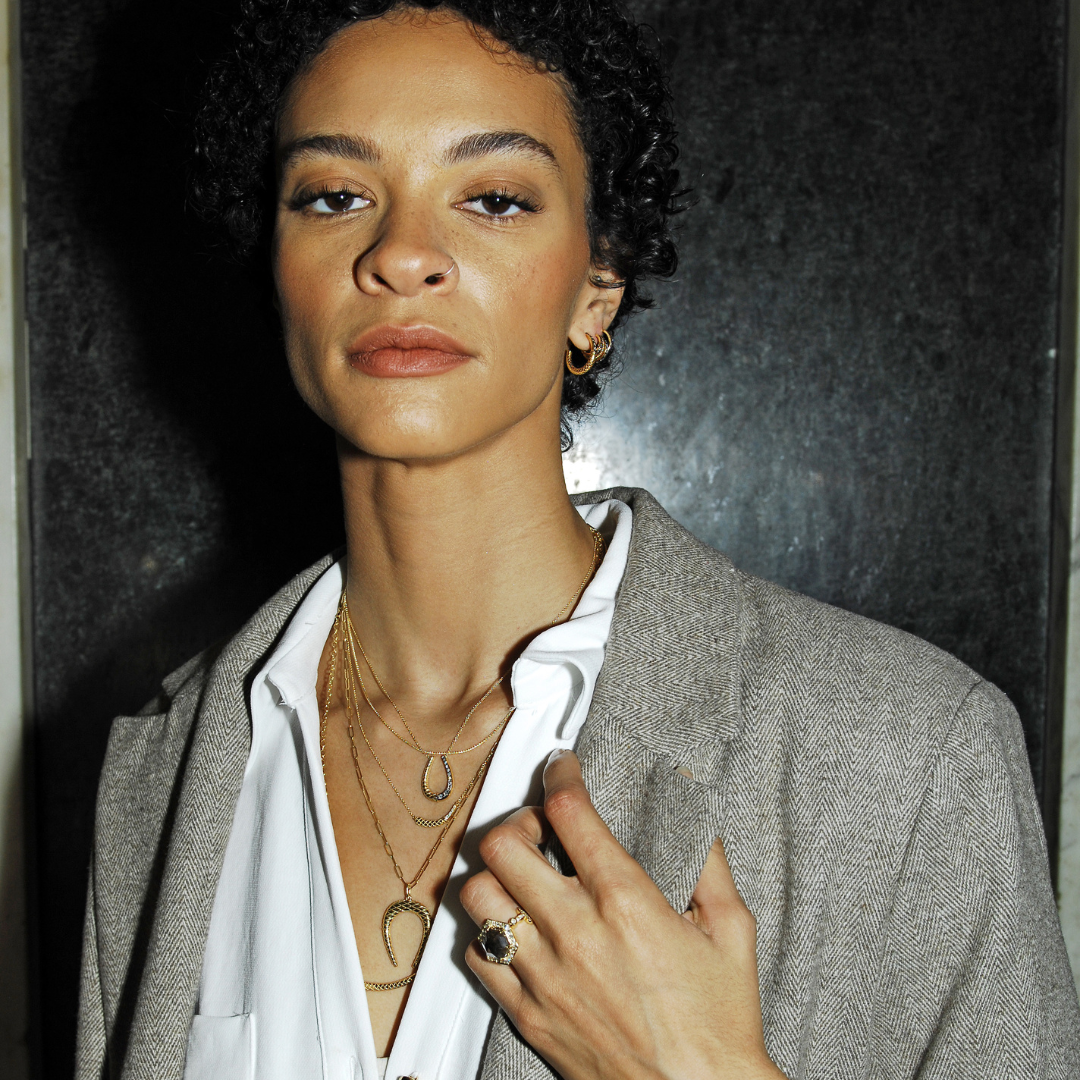 Two-Tone Harmony Guard Necklace - Medium