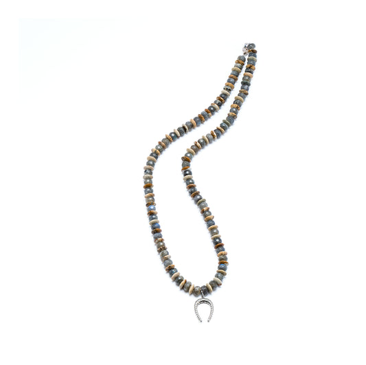 Harmony Guard Beaded Labradorite Necklace